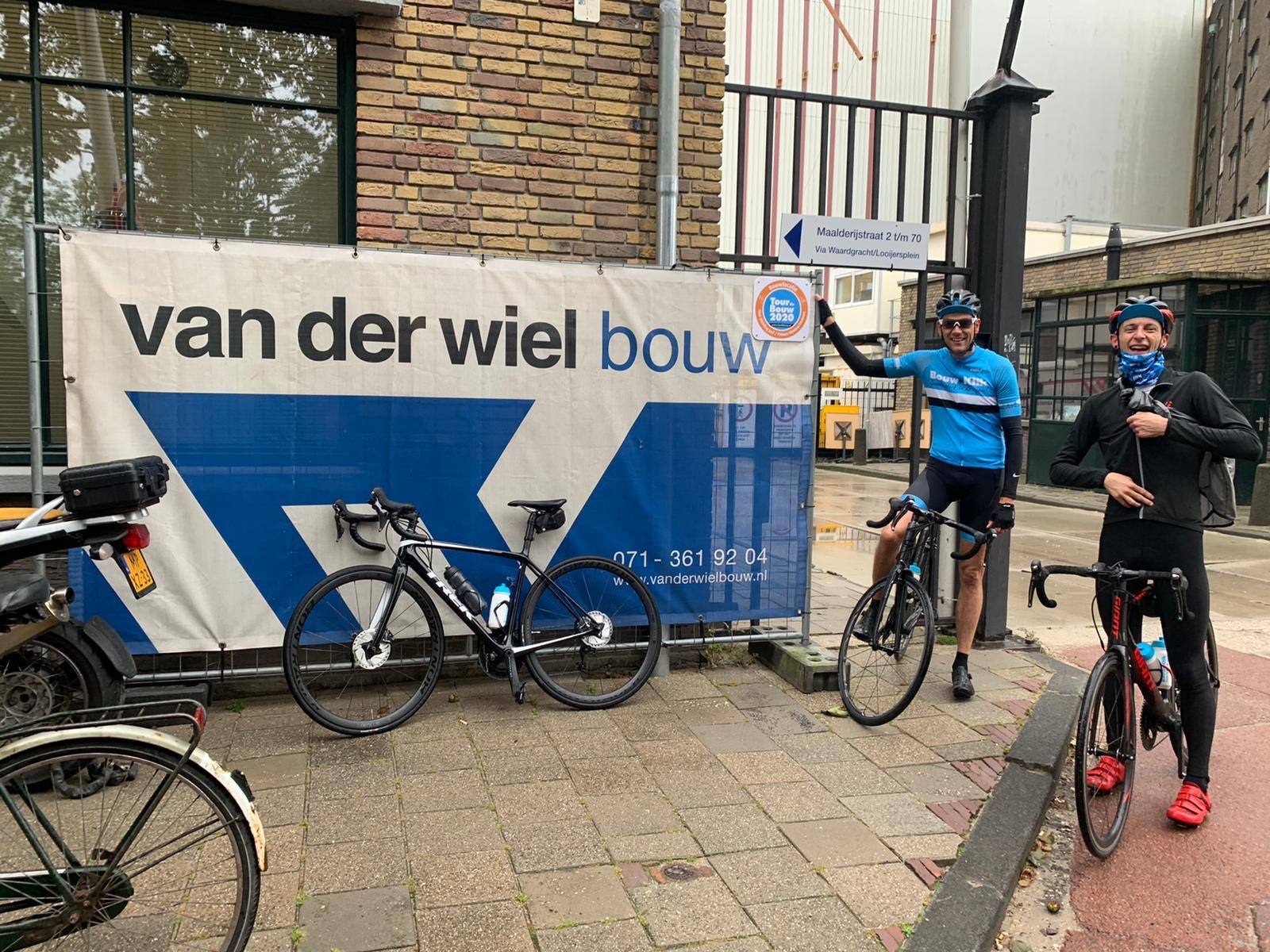 Tour de Bouw 2020  Van der Wiel Bouw in Noordwijk